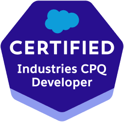 salesforce certified industries cpq developer